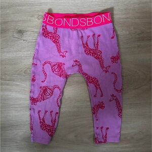 Bonds Kids Purple and Pink Animal Leggings